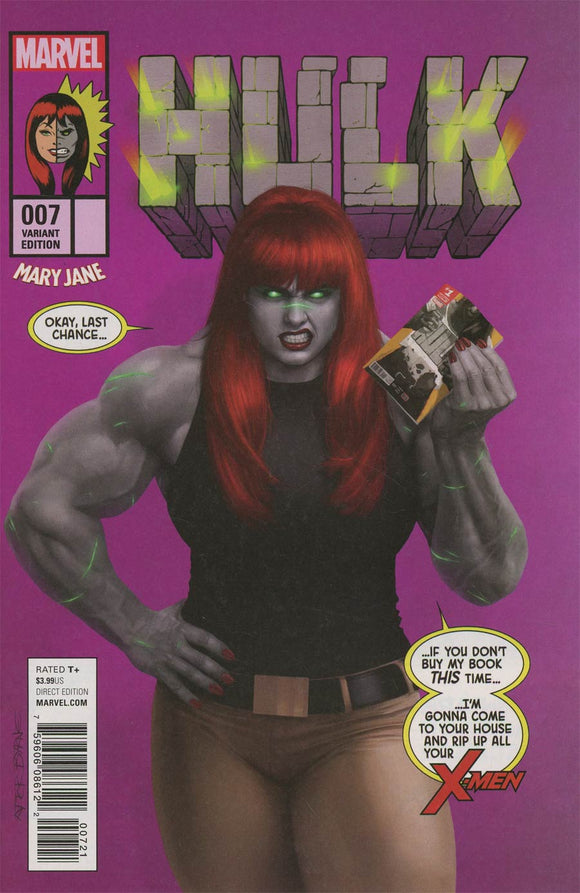 Hulk #7 Vol 4. Mary Jane Variant