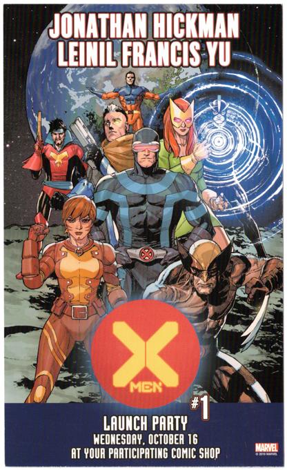 X-Men #1 Party Invite Postcard