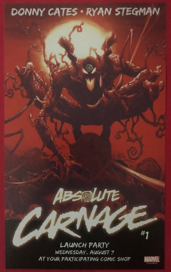 Absolute Carnage Launch Party Postcard