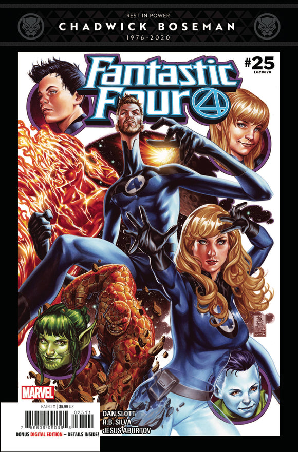 Fantastic Four #25 - Boseman Variant