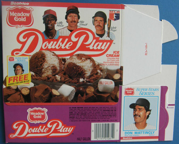 1986 Don Mattingly Double Play Meadow Gold Box