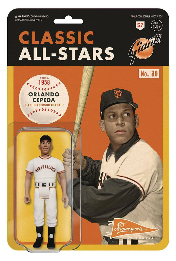 Orlando Cepeda MLB Classics Reaction Figure